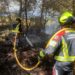Bomberos de Formentera en un incendio de este año. Consell Insular.