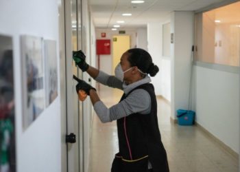 Imagen de archivo de una limpiadora.