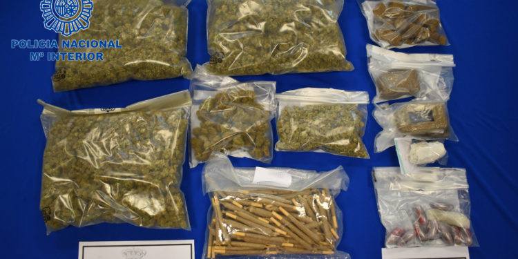 Droga incautada en una imagen facilitada por la Policía Nacional de Ibiza.