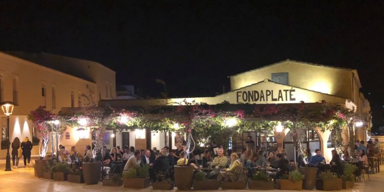 Restaurant Can Platé, que rep una distinció honorífica del Consell de Formentera. Imatge d'arxiu.