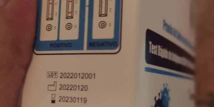 Un ejemplar de los lotes afectados en Ibiza. Imagen cedida a Noudiari.