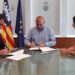 De izquierda a derecha Miquel Company, Vicent Marí y Sara Ramon, hoy en el Consell.