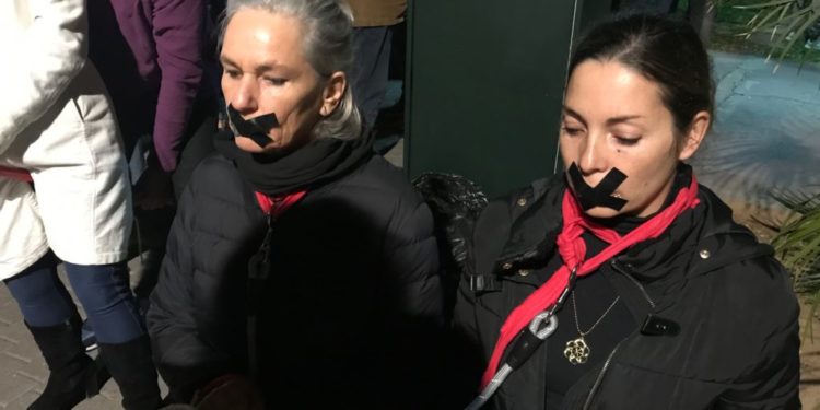 Manifestación en Ibiza contras las violencias machistas. Foto LFA