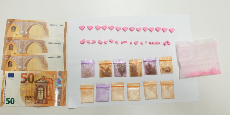 Droga incautada en el dispositivo en Sant Antoni. Foto Policía Local de Sant Antoni