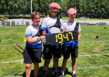 Marc Roig, Edu Santolaria y Yeray Barrera con el récord