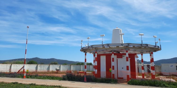 Nuevo sistema VOR DME de ENAIRE que da servicio al Aeropuerto de Ibiza