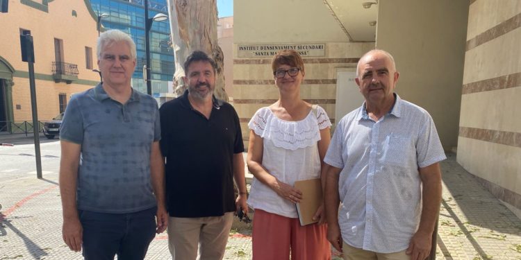 Josep Meli¡a, Tolo Gili, Lucia Ribas y  Joan Torres, representantes del Pi Proposta per les Illes en una imagen de archivo.
