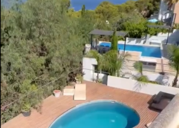 Un plano del vídeo en el que el Comando Desokupa muestra una parte de la vivienda desokupada en Ibiza en julio de este año