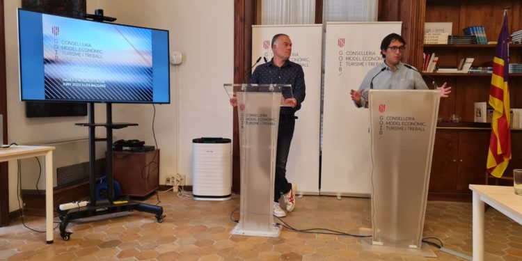 Presentació d'aquest dilluns de les dades de treball. CAIB.