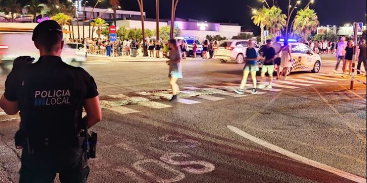 Una imagen de archivo de un control en Sant Josep