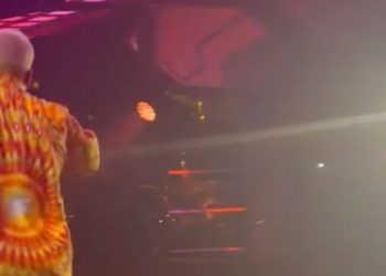 Imagen del concierto publicada por Agustina Gandolfo. Instagram.