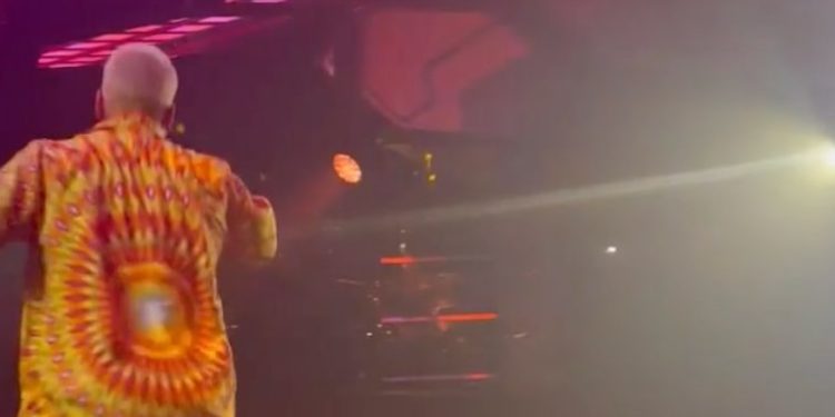 Imagen del concierto publicada por Agustina Gandolfo. Instagram.