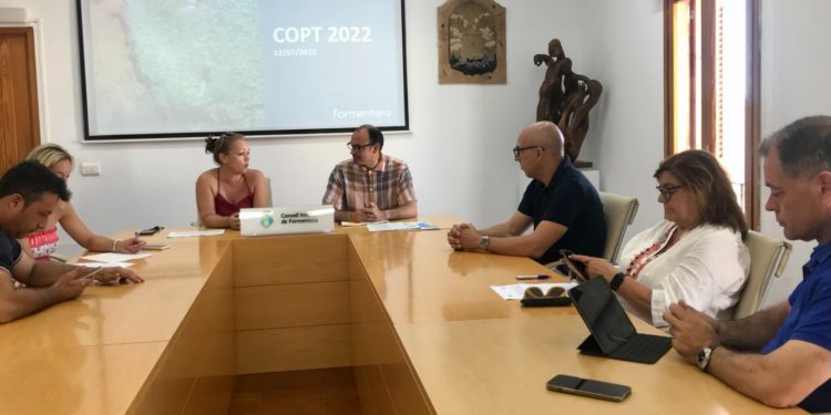 Imatge de la reunió. Consell de Formentera.