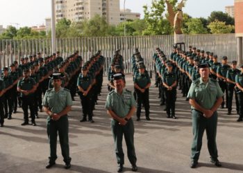 Bienvenida en Baleares a los guardias civiles en prácticas en las islas