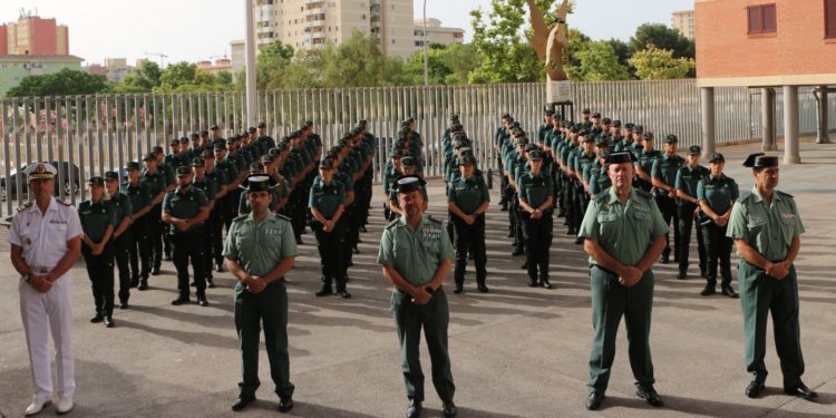 Bienvenida en Baleares a los guardias civiles en prácticas en las islas