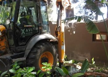 Els treballs de demolició van començar aquest dimarts. Ajuntament de Sant Josep.