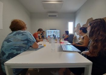Presentación del último 'Informe 4 islas', ayer en Ibiza. Imagen cedida por IbizaPreservation.
