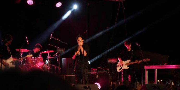 'The New Young Polaks' durant un concert. Imatge cedida pel grup.