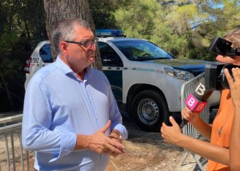 El alcalde de Sant Josep, Ángel Luis Guerrero, en una imagen de archivo