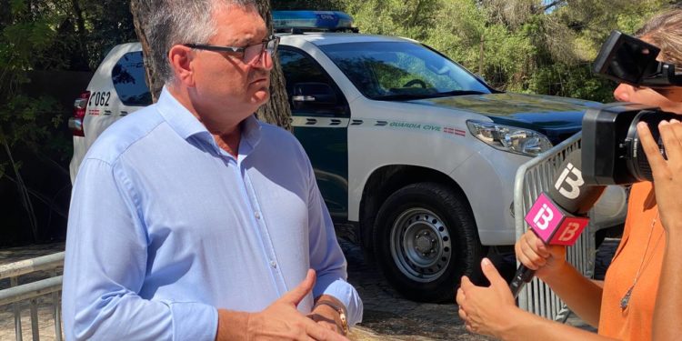 El alcalde de Sant Josep, Ángel Luis Guerrero, en una imagen de archivo