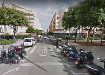 Calle de Sant Cristòfol, en la que ha tenido lugar el atropello. Google Maps.