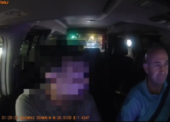 Captura de pantalla del vídeo viralizado en TikTok. @elitetaxicorsariseivissa
