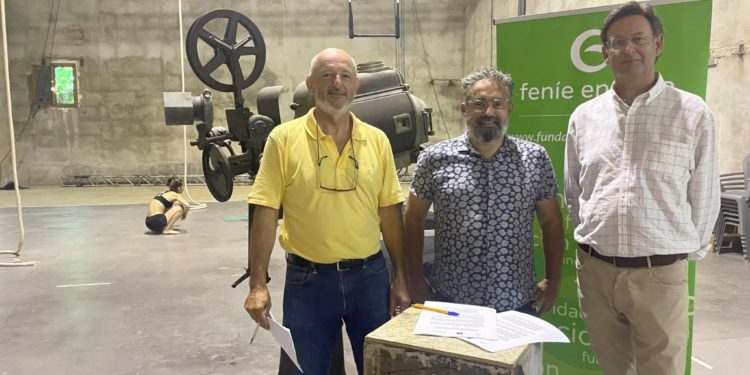 Carlos Moya, Macià Puigros y Francisco Javier Pina, de Asinem