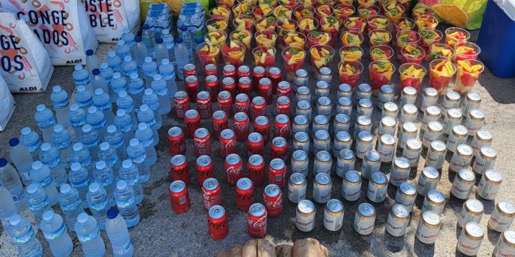 Productos de venta ambulante incautados en Formentera por la Policía Local