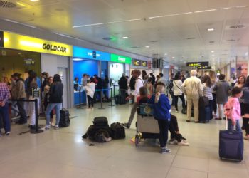 Aeropuerto de Ibiza en invierno