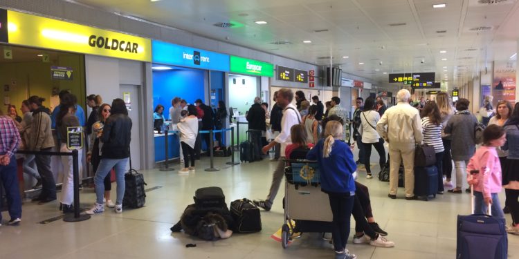 Aeropuerto de Ibiza en invierno