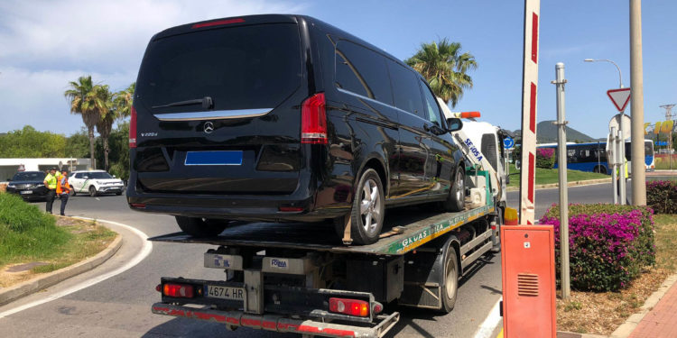 Imagen de archivo de un taxi pirata retirado.