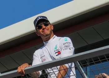 Lewis Hamilton en Silverstone. Foto Jen Ross83