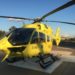 Imagen de un helicóptero medicalizado