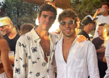 Pierre Gasly con el jugador de pádel profesional Juan Lebrón Chincoa. Imagen Instagram Juan Lebrón Chincoa