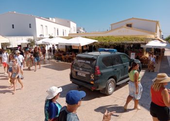 Operativo antidroga en Formentera en una imagen de RàdioIlla cedida a Noudiari.es