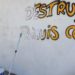 Borran pintadas reivindicativas en Sant Antoni. Ayuntamiento de Sant Antoni.