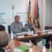Imagen de la reunión de este jueves de la Mesa Sectorial de Educación, con el conseller Martí March en el centro. Foto: CAIB.