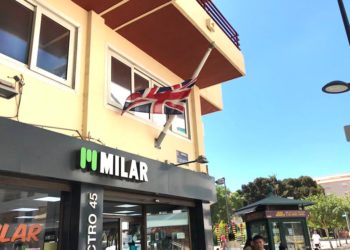 Consulado Británico de Ibiza, en la avenida Isidor Macabich. Foto Noudiari