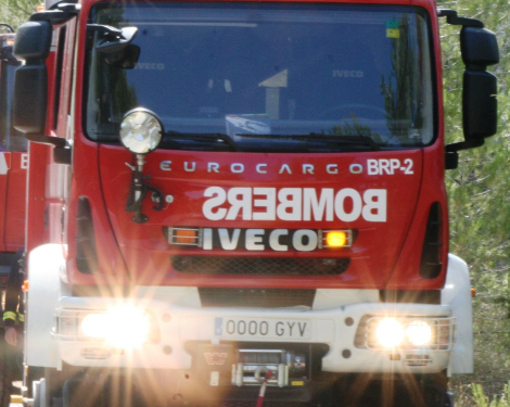 Imagen de archivo de un camión de bomberos.