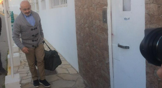 José Juan Cardona entrando en la cárcel de Eivissa después del primer permiso (año 2019). Imagen de archivo.