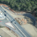 Imatge d'arxiu de les obres a la carretera d'Eivissa a Santa Eulària, l'any 2019. Foto: CIE.