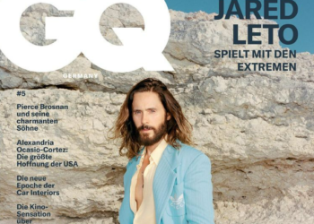 El artista en la portada de GQ Germany.