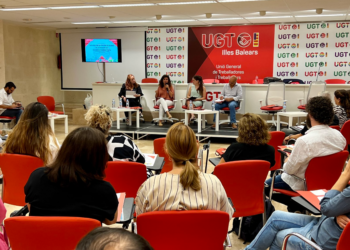Jornada de UGT Illes Balears este jueves para tratar el modelo de recogida de residuos y limpieza viaria. Foto: UGT (Twitter: @UGT_SSPP_IB).
