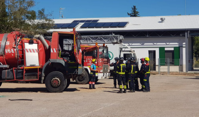 Imagen de archivo de bomberos del Parque Insular de Ibiza.