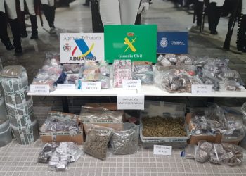 Imagen de archivo de una incautación de droga en la isla.