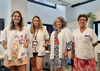 De izquierda a derecha  Luna Colomer Martínez, Lidia Hernández Cuello, Cristina Ferrer Ferrer y Garbiñe Gil Elicechea.