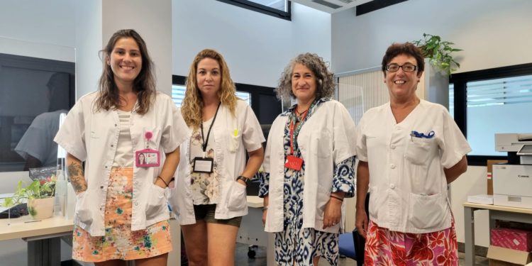 De izquierda a derecha Luna Colomer Martínez, Lidia Hernández Cuello, Cristina Ferrer Ferrer y Garbiñe Gil Elicechea.