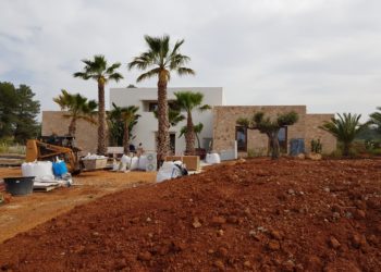 Casa ilegal construida en Santa Gertrudis, Ibiza.