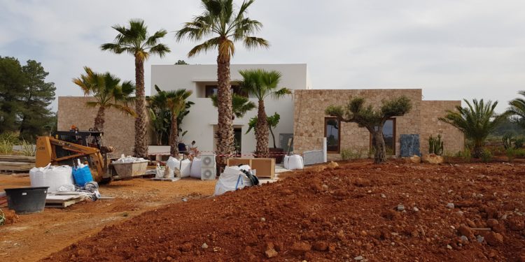 Casa ilegal construida en Santa Gertrudis, Ibiza.