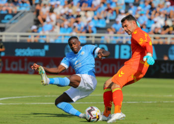 Imagen de un partido de la UD Ibiza. Foto: UD Ibiza